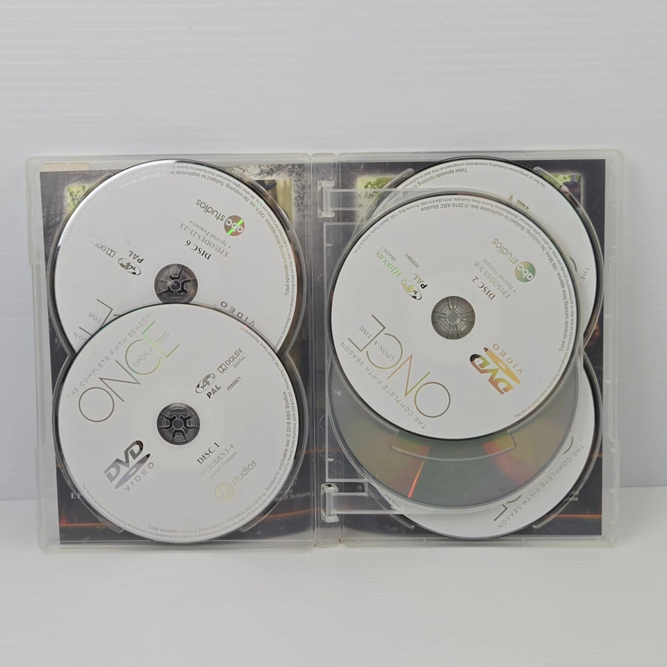 Once Upon a Time Temporada 5 | Juego DVD Ginnifer Goodwin Jennifer Morrison Reg 4 Foto 3 de 3