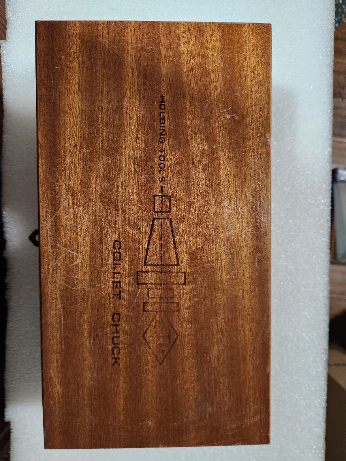 ETM BT40 ER40 Collet Chuck & Inch Collet Set Wood Case Made in Israel CNC Mill