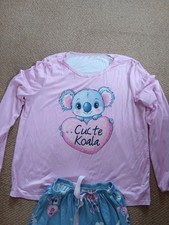 womens pyjamas set size 12 used but good