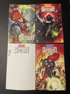 SHE-SPAWN 1 CVR A B C D E F G LOT 7 NEW 1ST SOLO SERIES IMAGE COMICS