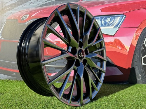 4x 20 Zoll 5X114,3 Lexus RX F Style Hyper Black Felgen: Passend für GS, IS, ES - Bild 7 von 10