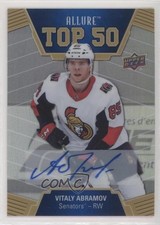2019-20 Upper Deck Allure Top 50 Blue Vitalii Abramov Vitaly #T50-27 Auto ez4