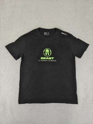 #ad #ad Spartan Race Beast Finisher Shirt Mens 2XL Black Craft OCR Athletic Tee Athletic $4.10