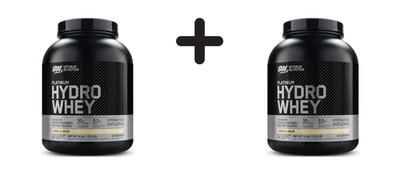 2 x Optimum Nutrition Platinum Hydro Whey (1590g) Vanilla Bean (84,90 EUR/kg)