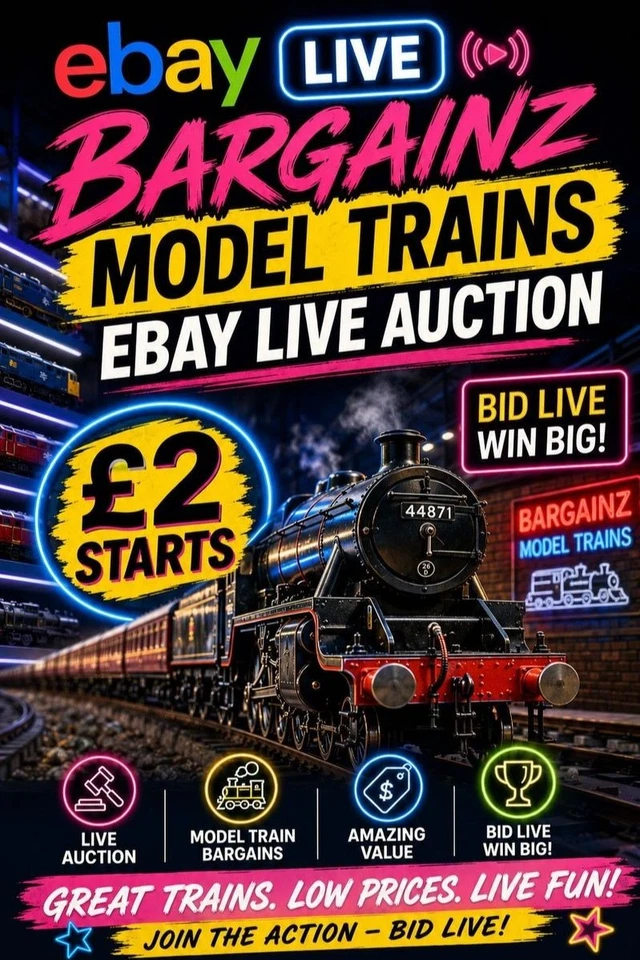 Model Trains FLASH Sale – From £2 only