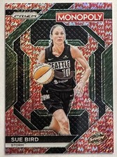 2024 Panini Prizm Monopoly WNBA Sue Bird # WNBA19 Red Millionaire Shimmer /100