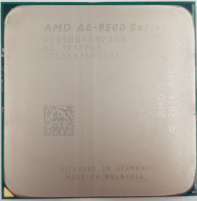 AMD Dual Core CPU Prozessor -PRO A6 9500 AD950BAGM23AB 2x 3,5GHz - Sockel AM4