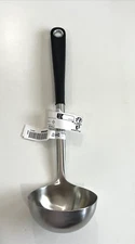 IKEA 365+ HJALTE Soup ladle, stainless steel, black, NEW