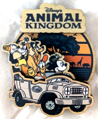 Disney World Animal Kingdom 置物 Disney World Animal Kingdom Wood Magnet, NEW | eBay