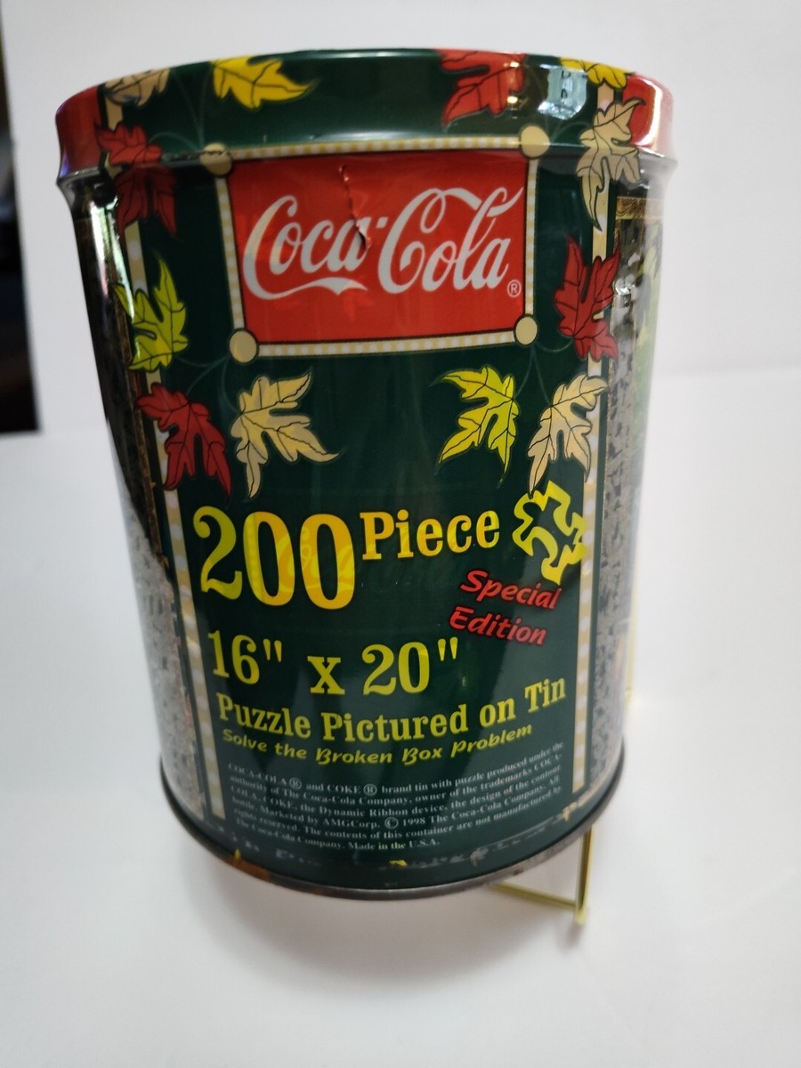 Vintage 1998 Norman Rockwell Coca-Cola 200 Piece Puzzle in Tin | eBay