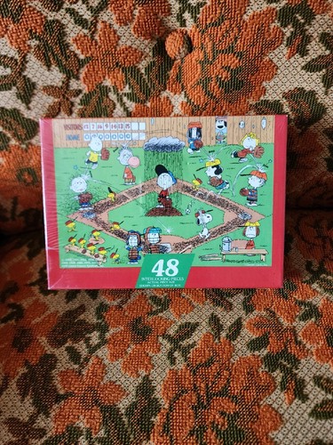 Puzzle Peanuts Charlie Brown's All Stars Springbok marchio di fabbrica vintage NUOVO - Foto 1 di 7