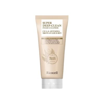 Ricocell Cica & Artemisia Super Deep Clean Foam Cleanser 120ml - FREE SHIPPING