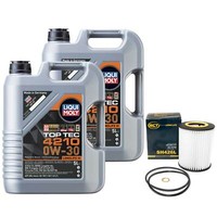 MotoröL Set Top Tec 4210 0W-30 10 Liter + ÖLfilter FüR BMW 7Er 740D E38 E65 E66