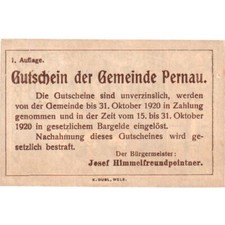 [#289521] Austria, Pernau, 20 Heller, 1920-10-31, UNC