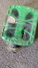 old school  NOS Green Wellgo Platform Pedals Bmx Freestyle Bike 1/2 Inch LU 864