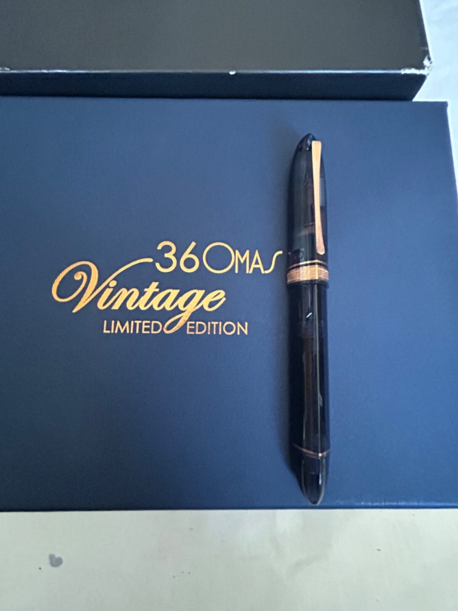Omas 360 Vintage Translucent, LE 360 Pieces, 18K Fine Nib-New | eBay