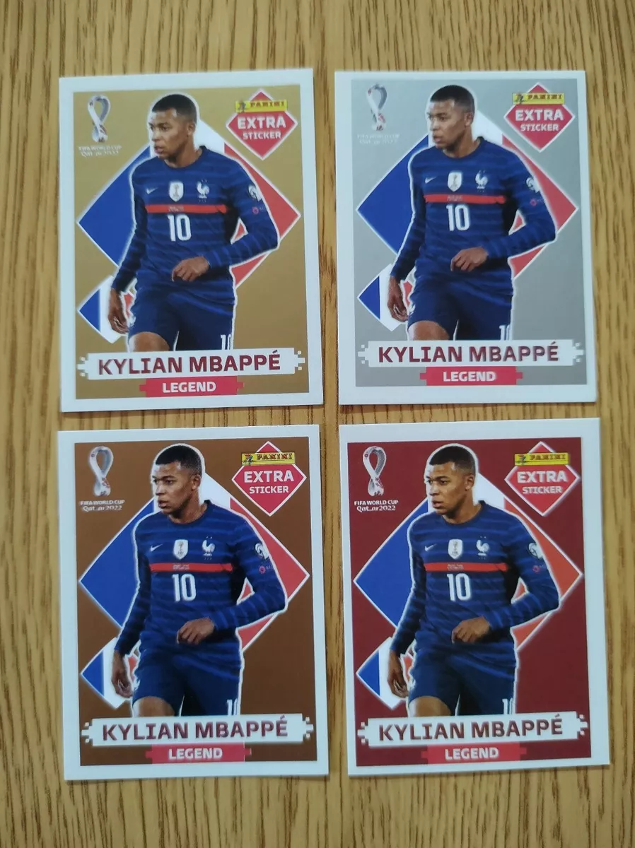 EXTRA STICKER MBAPPE MESSI CR7 NEYMAR World Cup Qatar 2022 PANINI LOT