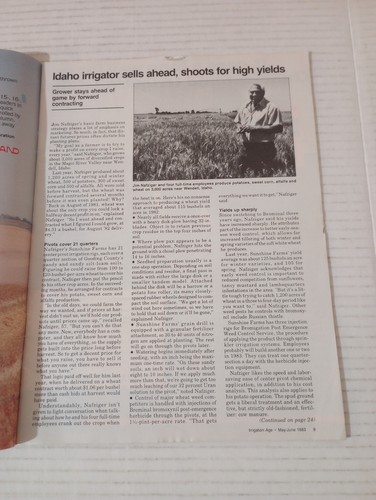 Irrigation Age May June 1983 Plotting Diesel's Course, Inefficient Wells - Picture 7 of 11