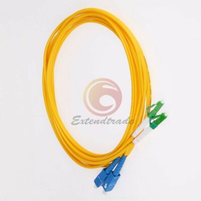 30M Duplex 9/125 Singlemode Fiber Optic Cable Patch Cord Jumper SC/UPC-LC/APC #F