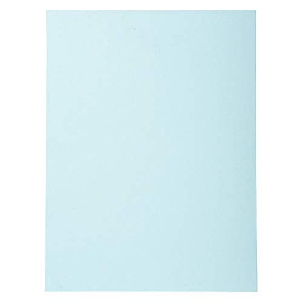 (TG. 24x32) Exacompta 410006E Cartelle Semplici, 24x32 cm, Blu Chiaro - NUOVO