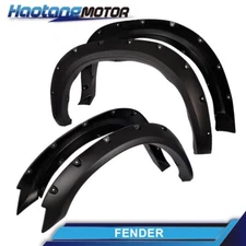 Fit For 2010-2017 Dodge Ram 2500/3500 Pocket Style Rivet Bolt On Fender Flares