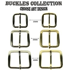 Silver Gold Plated Best High Quality Metal Belt Buckles In 1",1.25" & 1.5" Inch