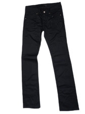 WOMEN'S JEANS 4 POCKETS LONG PANT BLACK COMFORT FIT VITA W27 AND L33