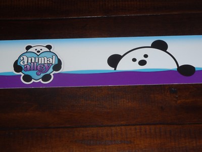 Toys R Us STORE DISPLAY SIGN Valance Plush Animal Alley 47 5/8'' long 3'' high