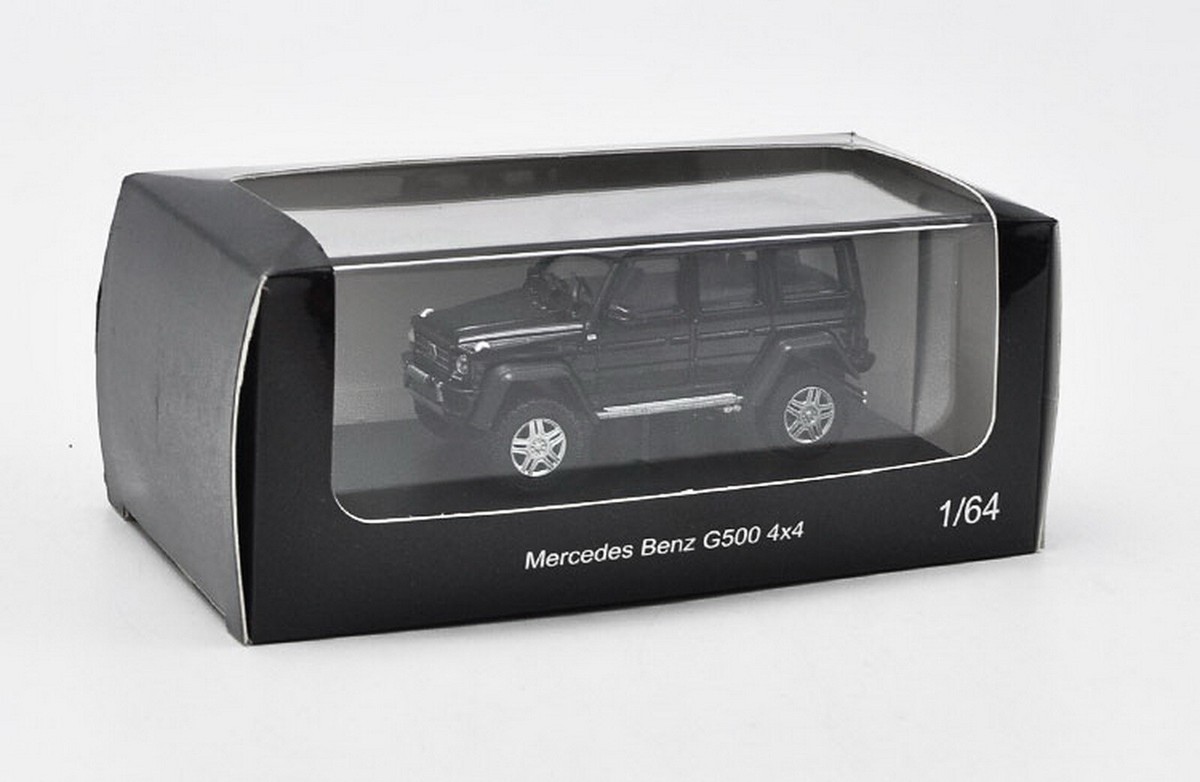 1/64 Mercedes Benz G Class G500 4X4 SUV Black Diecast Car Model