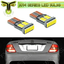 Fyre Flys T10 LED License Plate Light Bulbs 5.5K Ultra Bright White 168 2825 194