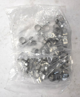 Lot of 50 ABA Mini 10/9 W/4 C7 Stainless Steel Hose Clamps 08103002010