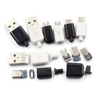 Typec Usb2.0 male Micro welded plug female diy data cable accessories