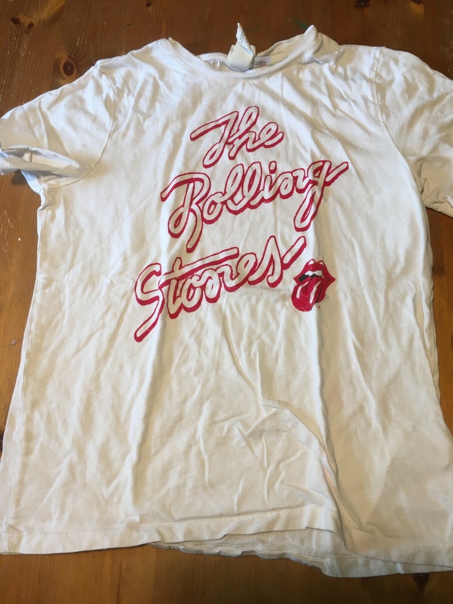 Rolling Stones x h&m T-Shirt women small jagger richards
