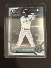 2022 Bowman Chrome 1st Prospect Kahlil Watson Rookie Card #BCP-3 MLB RC A-41