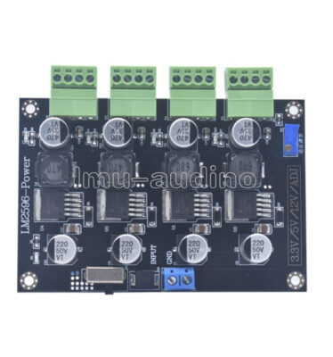 LM2596 Multi Channel Switching Power Supply Module 3.3/5/12V Adjustable Voltage