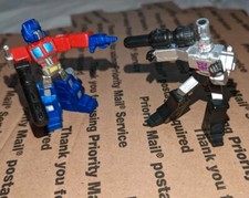06 Hasbro Optimus Prime 22 Megatron Transformers Action Figure Mini 2.75"