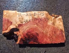 Redwood lace burl  guitar billet  DIY wood crafts  r23-0125
