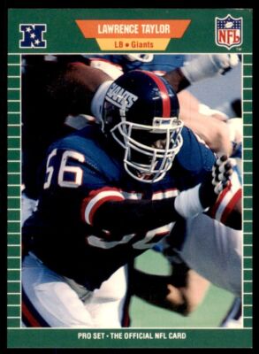 1989 Pro Set Lawrence Taylor Football Cards #292