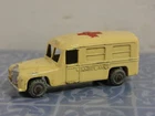 Vintage Used Matchbox MOKO Lesney 14b Daimler Ambulance Grey Tires.