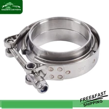 3" Inch V Band Exhaust Clamp Kit with Flange Male Female Stainless Steel