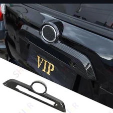 For 4Runner 2010+ Carbon Fiber Rear Tailgate Handle Cover Trim Bezels Decoration
