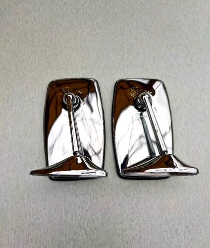 CHROME REAR VIEW MIRROR PAIR 2 pc Lada 2101 2102 2103 2106 2121 Niva VAZ