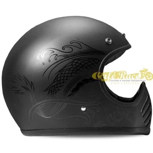 Casco DMD KOI integrale moto enduro vintage scrambler omologato ECE tg. L - Imagen 3 de 4