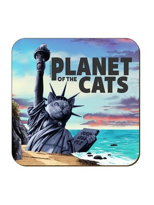Planet der Katzen Untersetzer