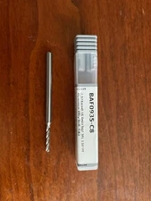 Harvey Tool BAF0935-C8 Micro Drill Bit: #42 (0.0935"), 130 deg, Solid Carbide