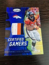 2018 Certified Gamers Jerseys Mirror Blue #9 C.J. Anderson /50 