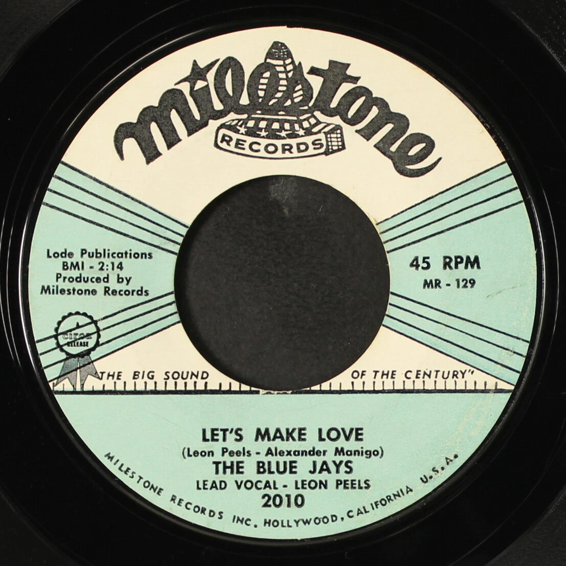 BLUE JAYS: let's make love / rock MILESTONE 7" Single 45 RPM | eBay