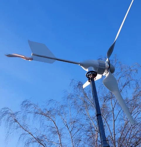 Generador de turbina eólica horizontal 3000W 24V 48V 3 palas molino de viento con controlador - Imagen 23 de 23