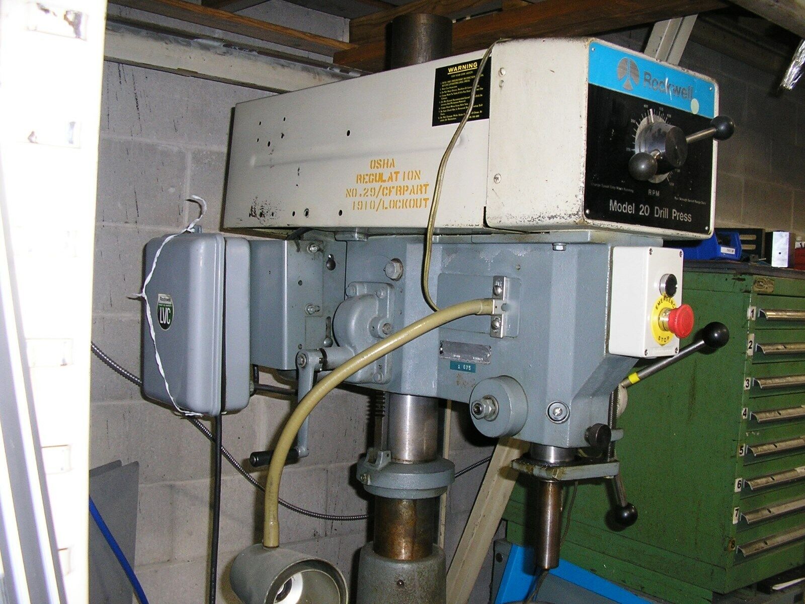 Rockwell Model 20 Drill Press 1-1/2 H.P | eBay