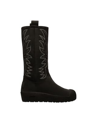 Bally Montana 6302966 Women's Black Leather Knee-High Boots MSRP $1350 ...